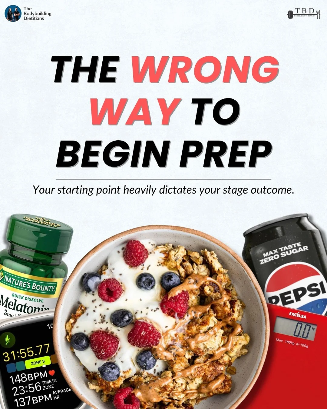You can&rsquo;t diet your way out of a bad starting point.

No matter how disciplined you are, if you start prep too heavy, you&rsquo;re already playing catch-up. Beginning 25 to 30 percent above stage weight means your entire prep becomes an uphill 