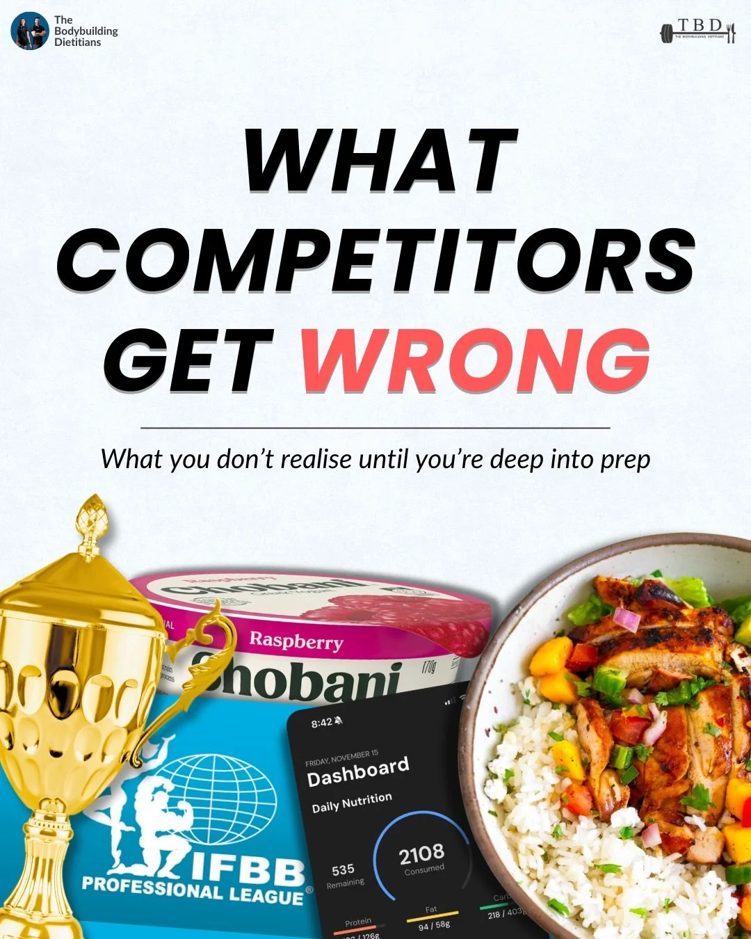 There&rsquo;s one slide here many competitors overlook until it&rsquo;s too late.

Often, competitors don&rsquo;t fail because they didn&rsquo;t train hard enough or track well enough. They struggle because prep exposes things you didn&rsquo;t realis