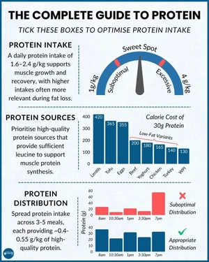 Protein for Muscle Growth: Intake, Quality, and Distribution Explained ...