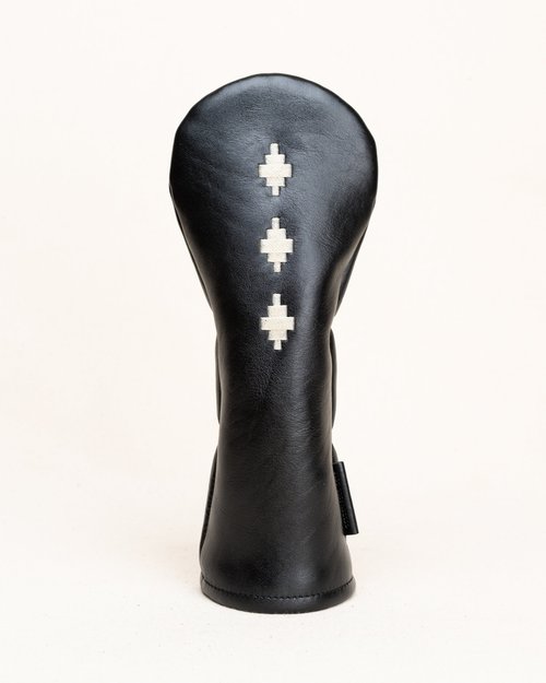 Coprimazza In Pelle Premium Con Girasole Per Legno Fairway - Testa N. 3, 5, 7, X - Regalo Golf