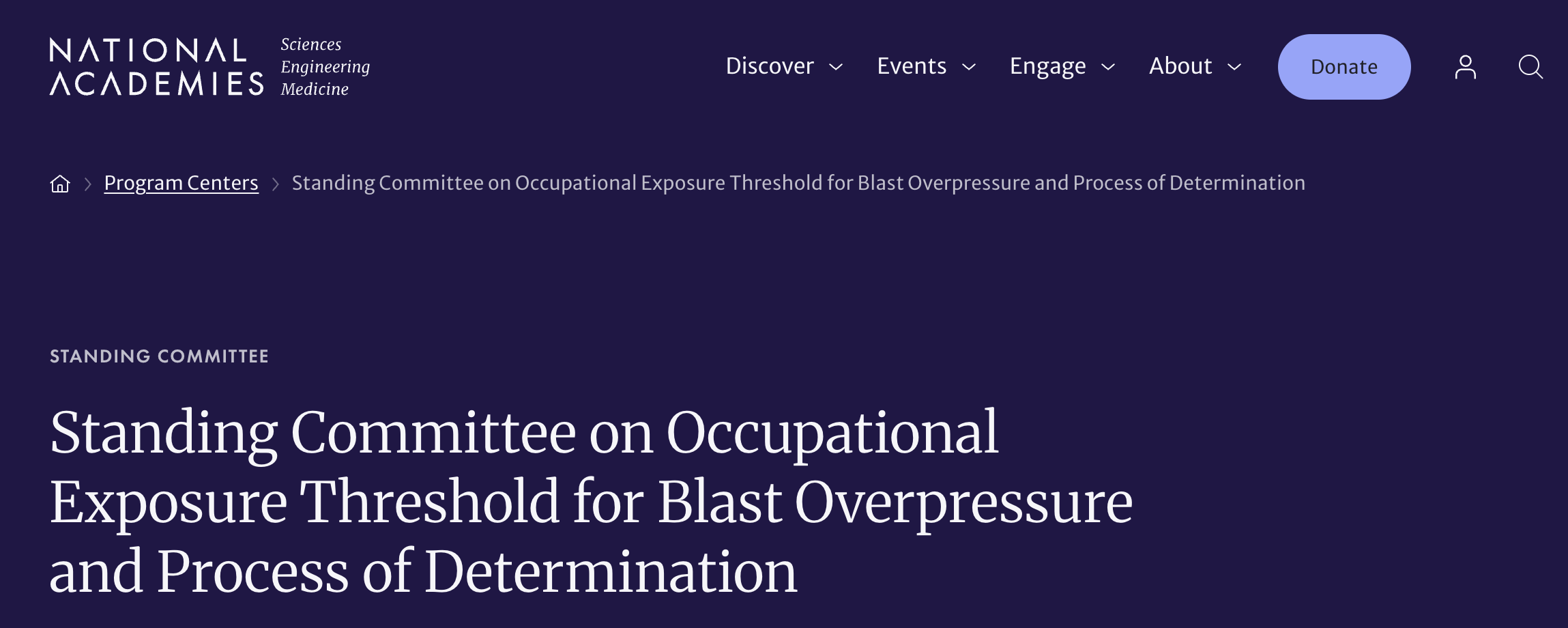 NICC Director Dr. Edlow selected to serve on National Academies of Sciences, Engineering, and Medicine Committee on Occupational Exposure Threshold for Blast Overpressure