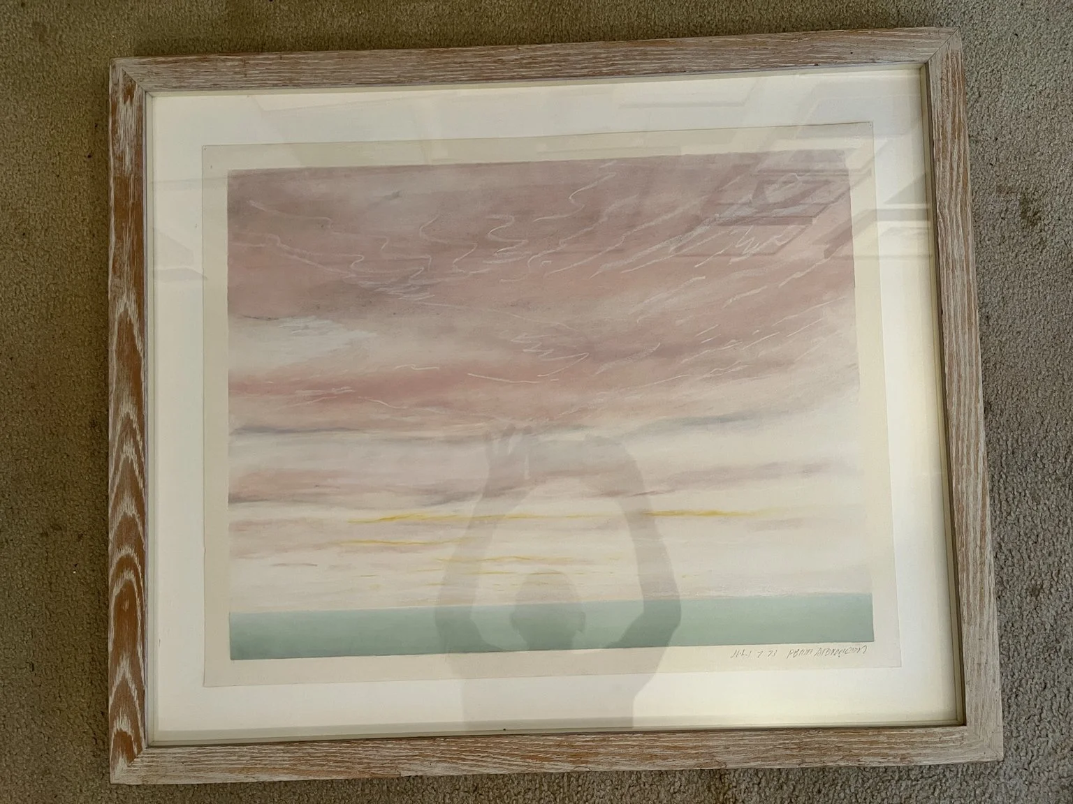  Peter Alexander Oil &amp; Pastel on Paper  29×22 