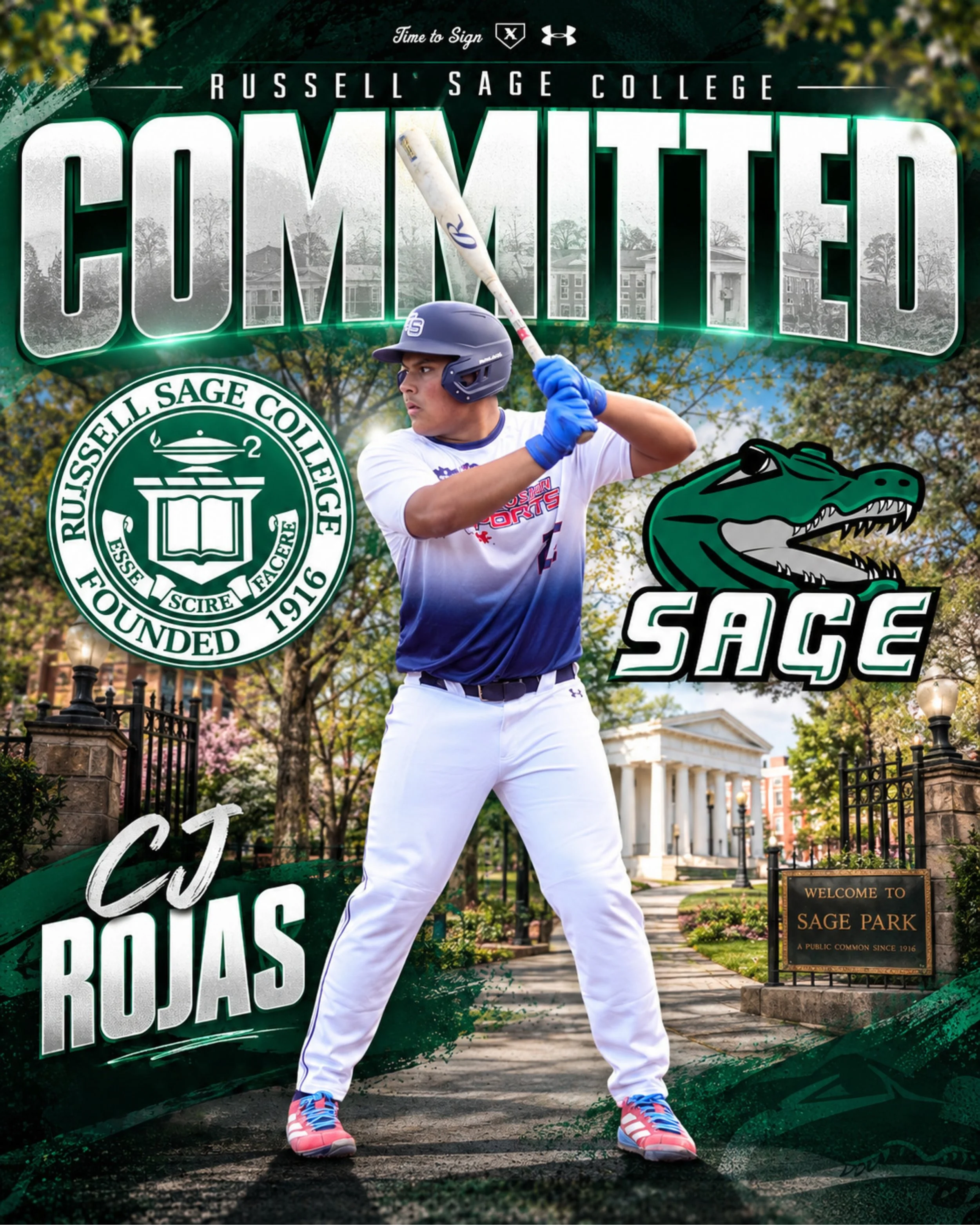 🚨 Congratulations to CJ Rojas on his commitment to Russell Sage College! ⚾️🟢

A great opportunity for CJ after putting together a strong summer and continuing to show the type of player, competitor, and teammate he is.

Even better than the basebal