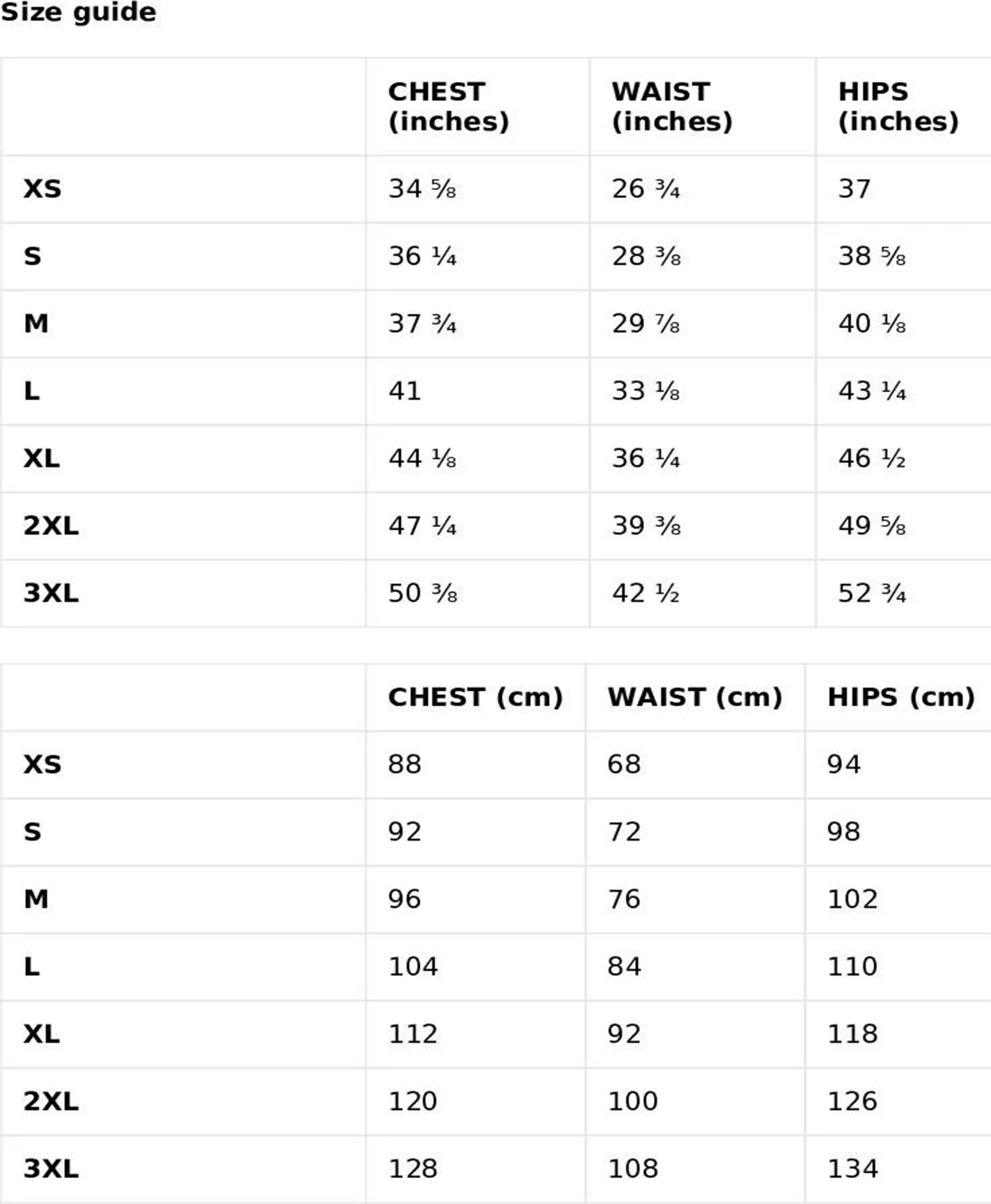 Bomber Jacket Sizes.png
