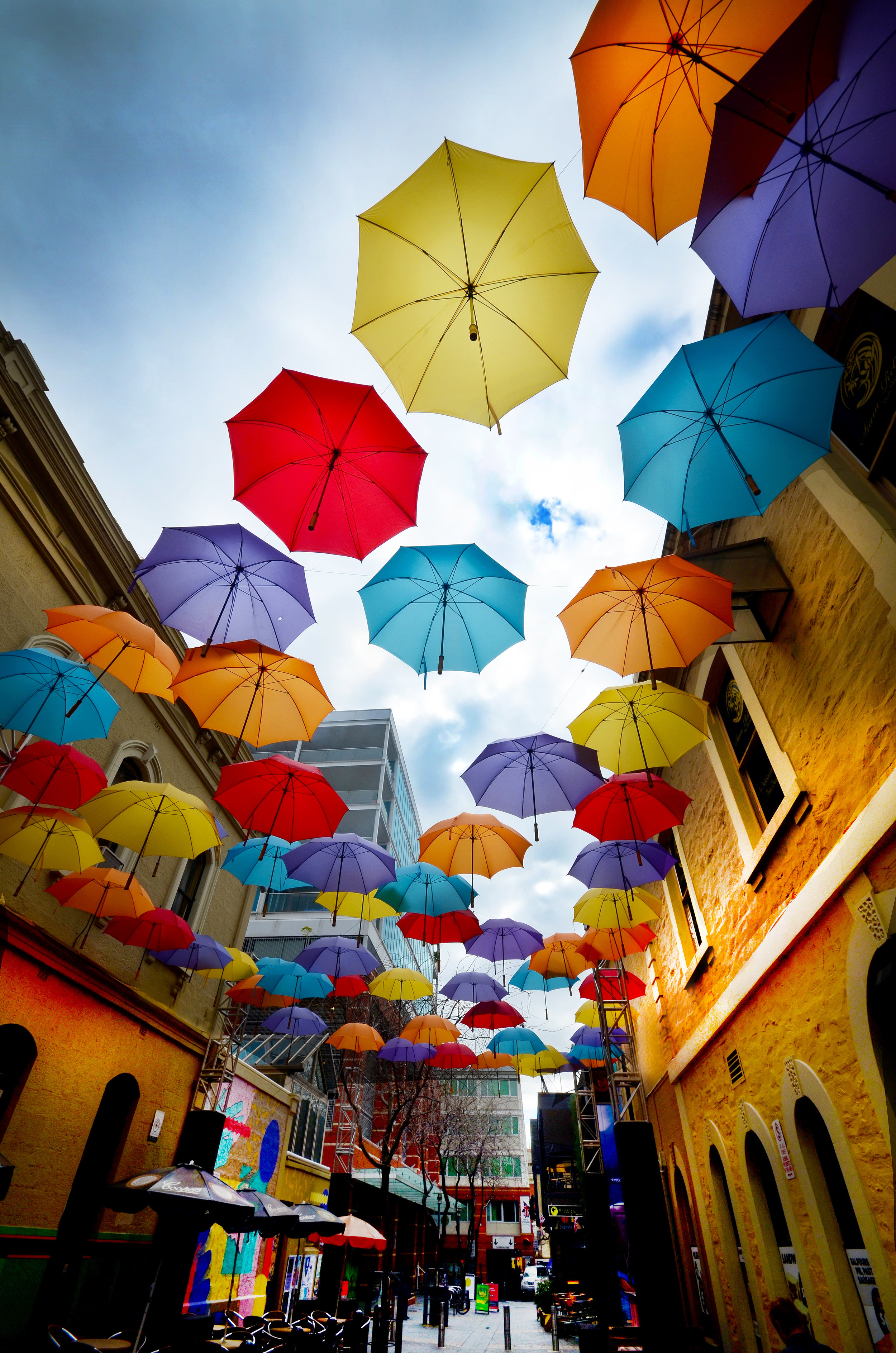  Umbrellas, Rundle St, Adelaide SA -2019 