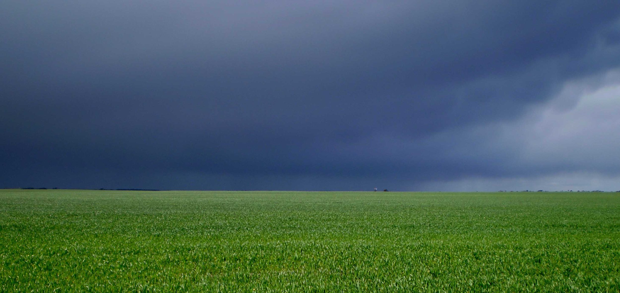  Storm clouds over pastures -2008 