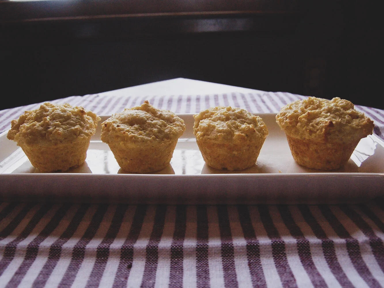 Mini Corn Muffins Sweetened with maple syrup