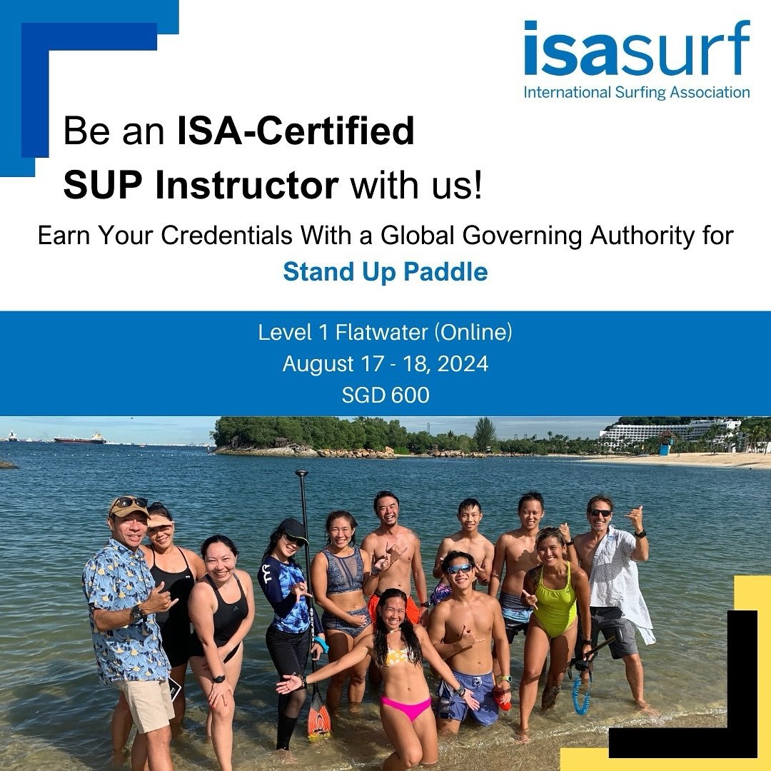 SUPVentures is proud to present @isasurfing -certified Flatwater SUP Instructor course for the 3rd year running:

[𝗪𝗛𝗢 𝗜𝗦 𝗜𝗧 𝗙𝗢𝗥]
&bull; Recreational paddlers who want more insights into SUP
&bull; Intermediate/advanced paddlers who want to