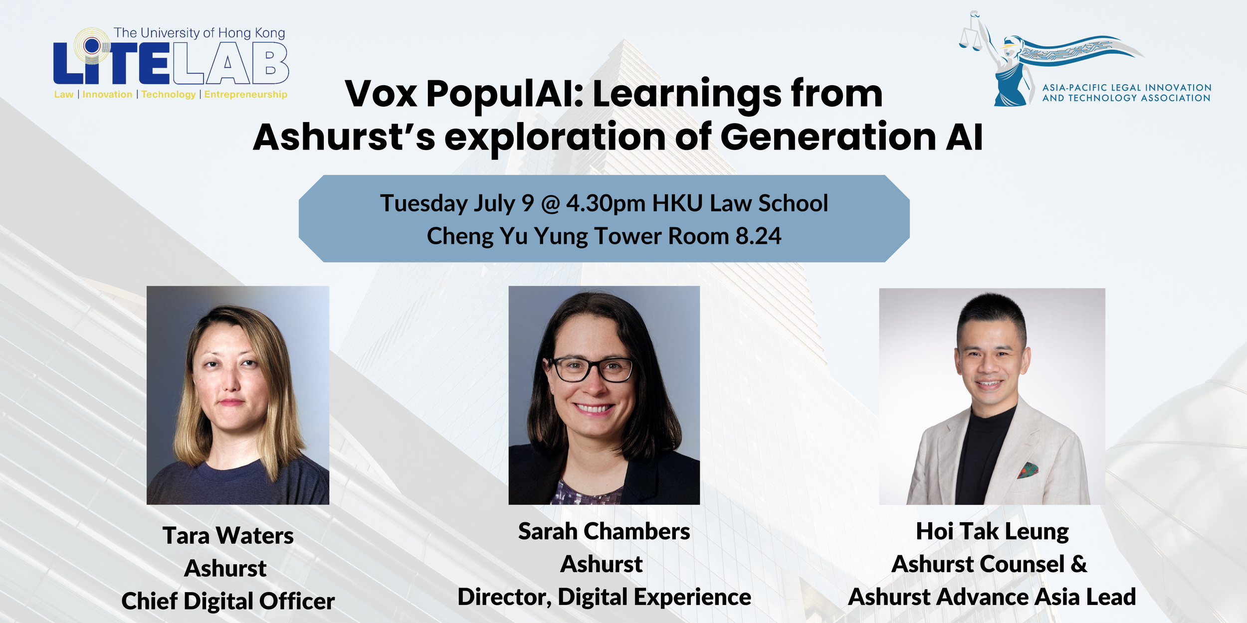 LITE Lab x ALITA talk on Vox PopulAI: Learnings from Ashurst’s exploration of Generative AI