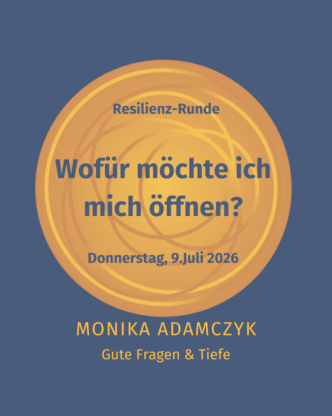 Resilienz-Runde - jeden 2. Donnerstag im Monat