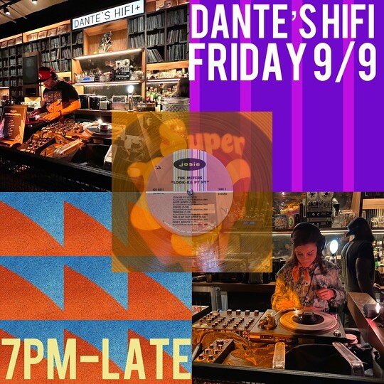 @ouruniversalforce on the turntables @danteshifi Friday 9/9 - starting at 7pm - #allvinyl #allgood #wynwood #miami #tgif @ill_brieski @sohodutch