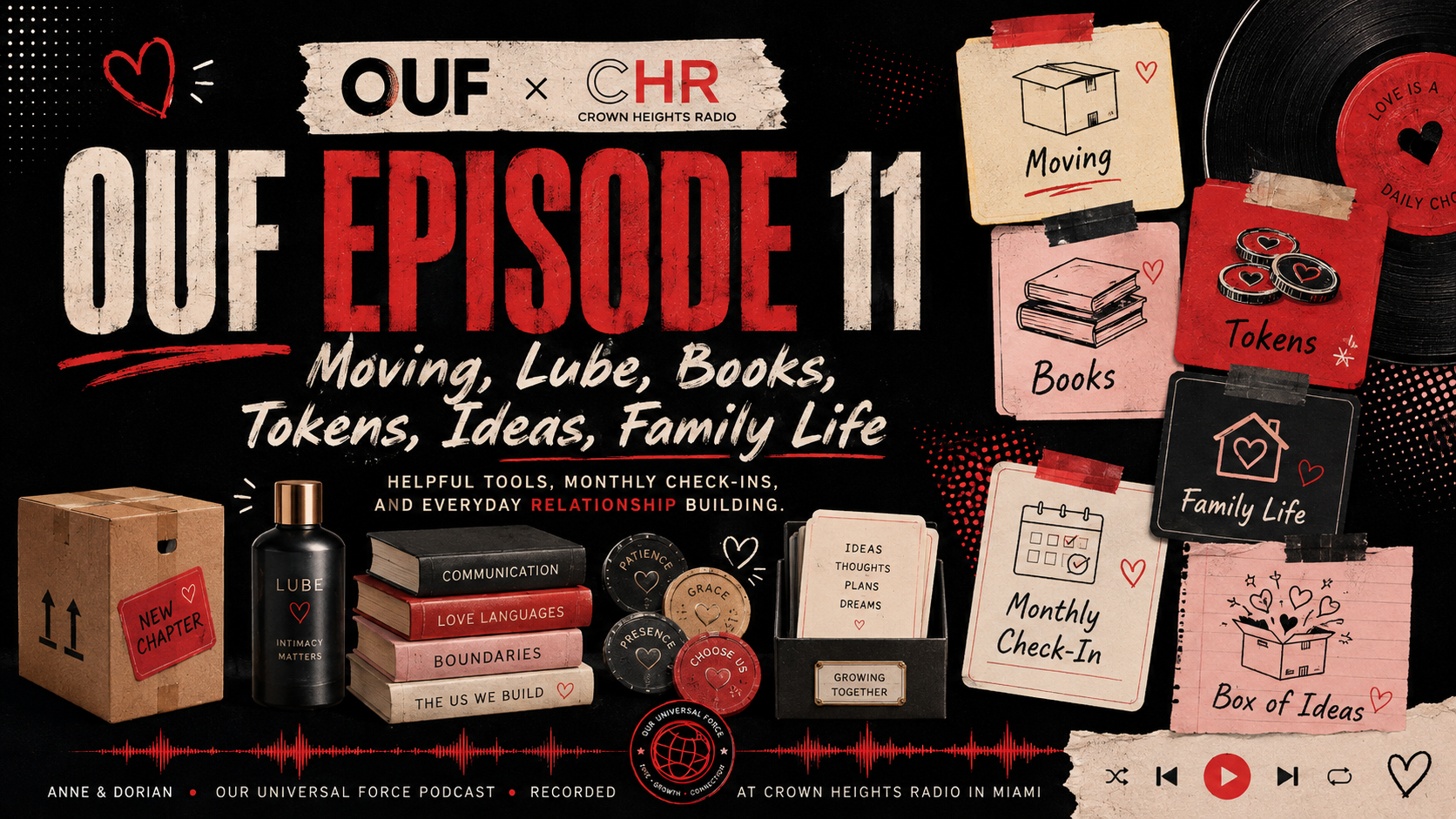 Moving, Lube, Books, Tokens, Ideas, Family Life | OUF Episode 11