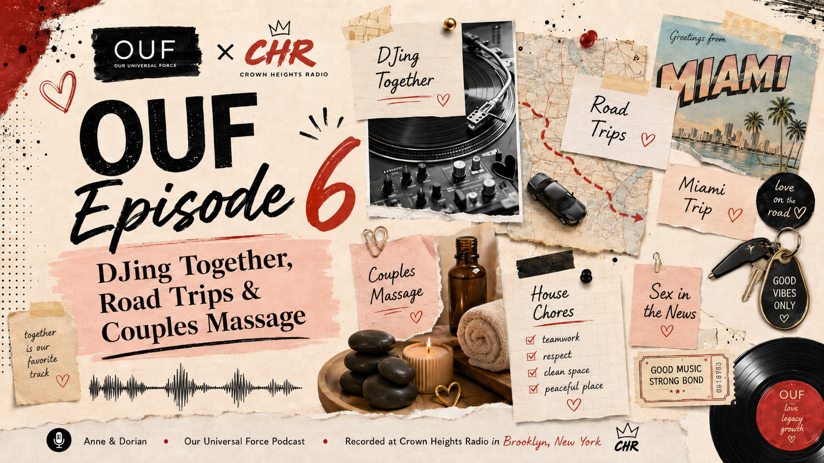 DJing Together, Road Trips &amp; Couples Massage | OUF Episode 6