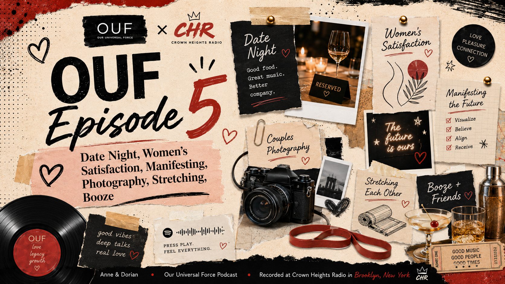 Date Night, Women’s Satisfaction, Manifesting, Photography, Stretching, Booze | OUF Episode 5