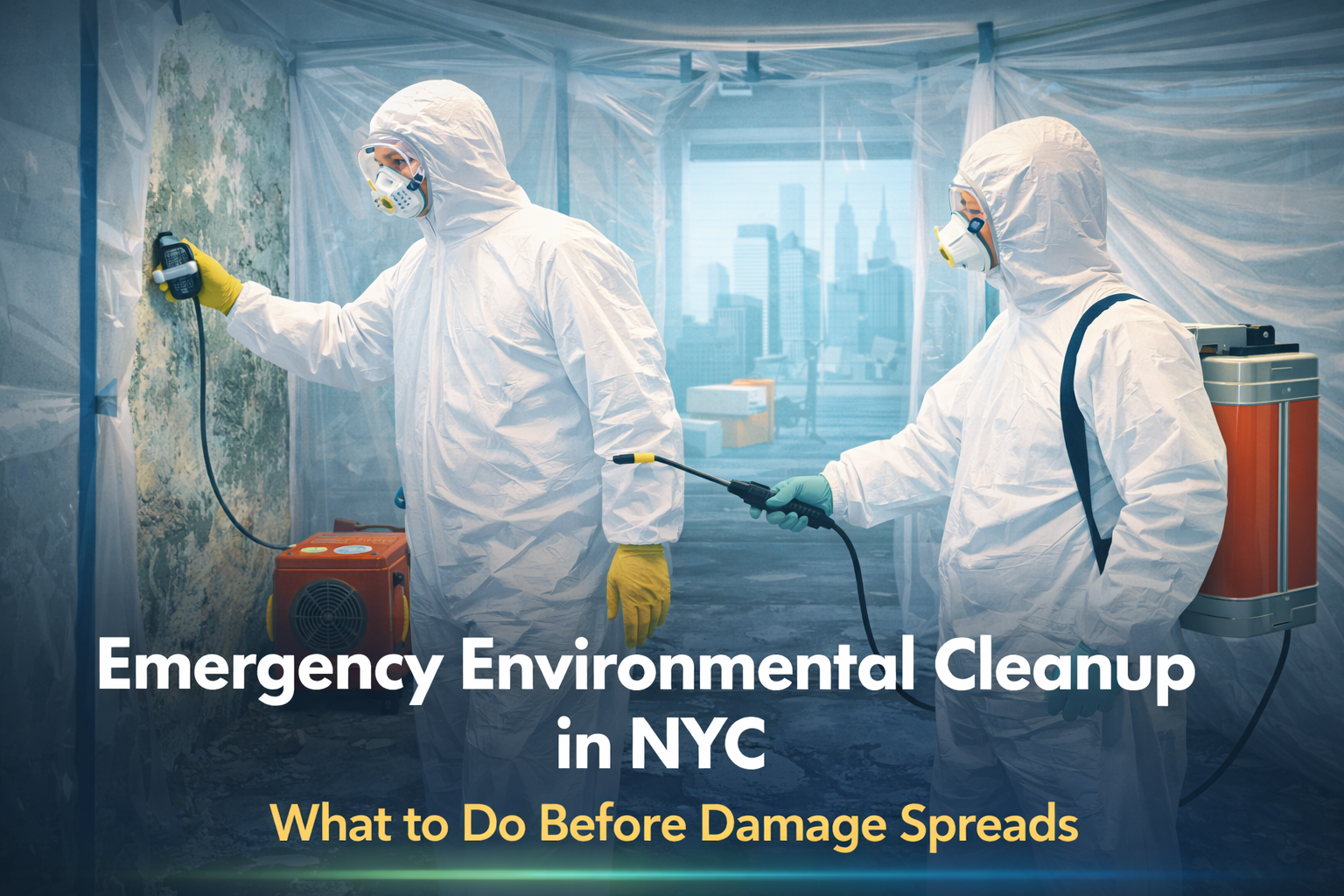 Emergency Environmental Cleanup in NYC: What to Do Before Damage Spreads