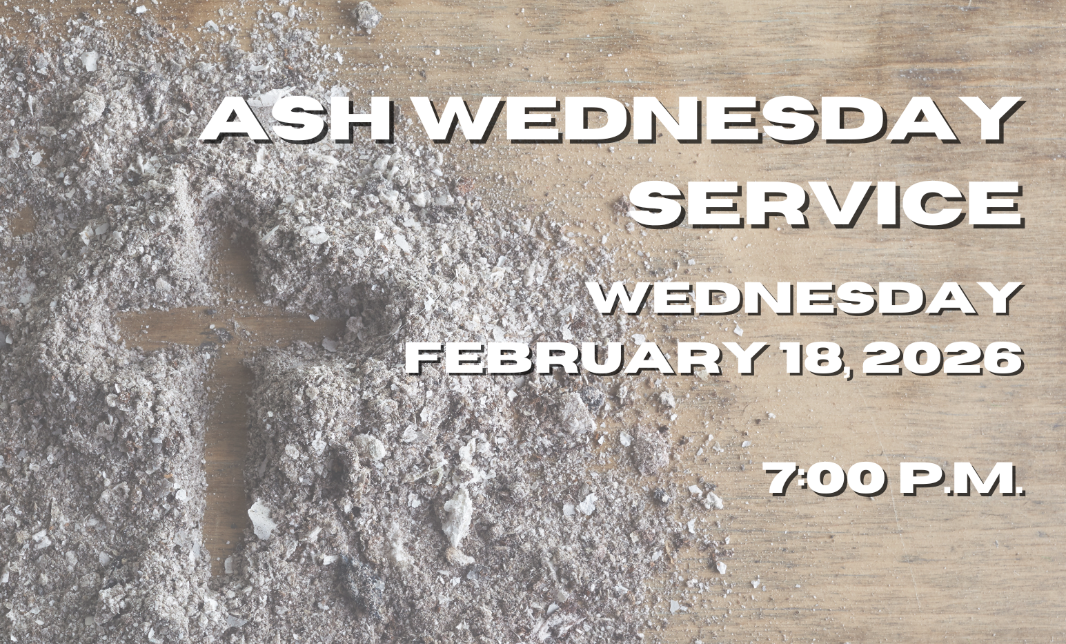 Ash Wednesday Service
