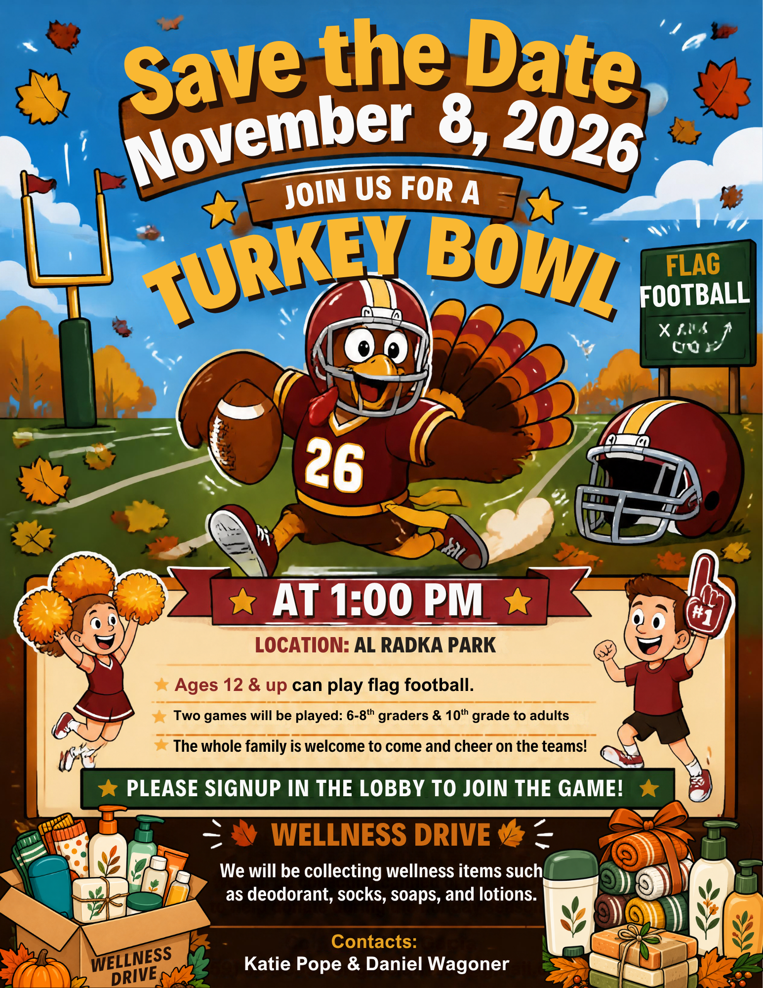 TURKEY BOWL (FLAG FOOTBALL)