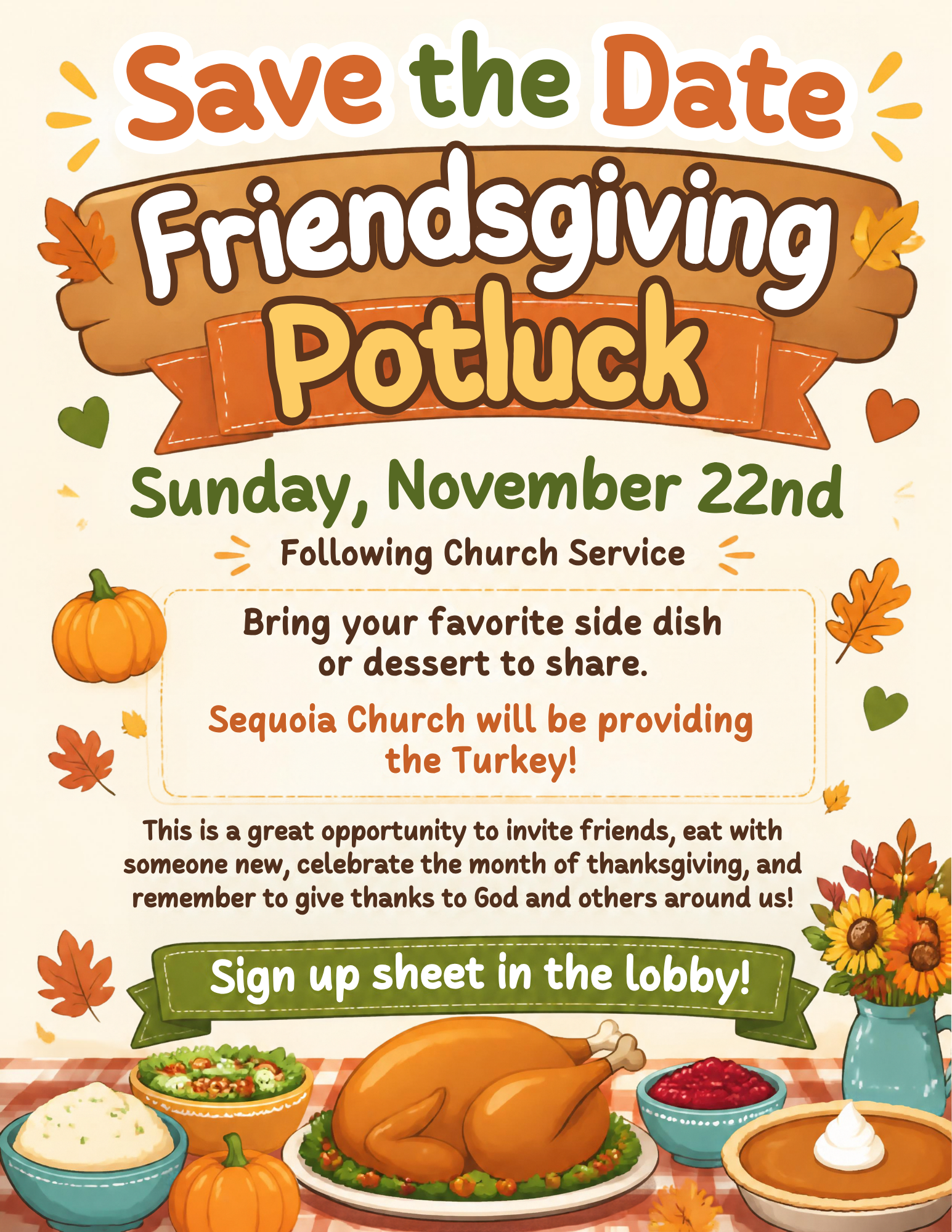 FRIENDSGIVING POTLUCK