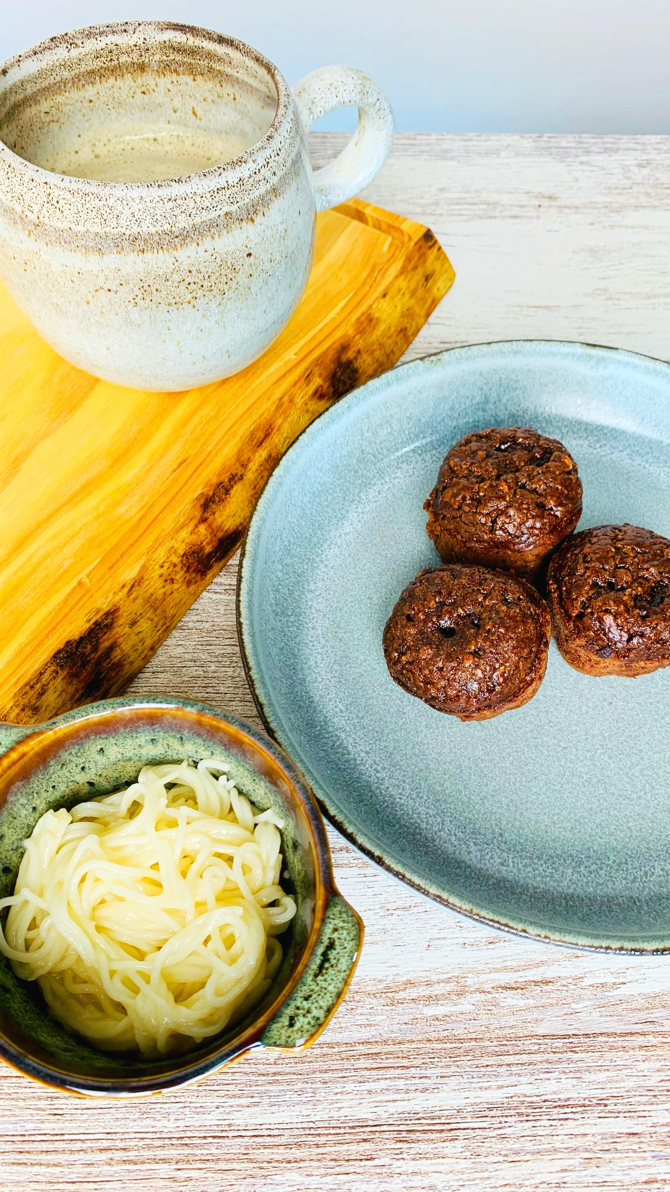 Queques com sobras de massa