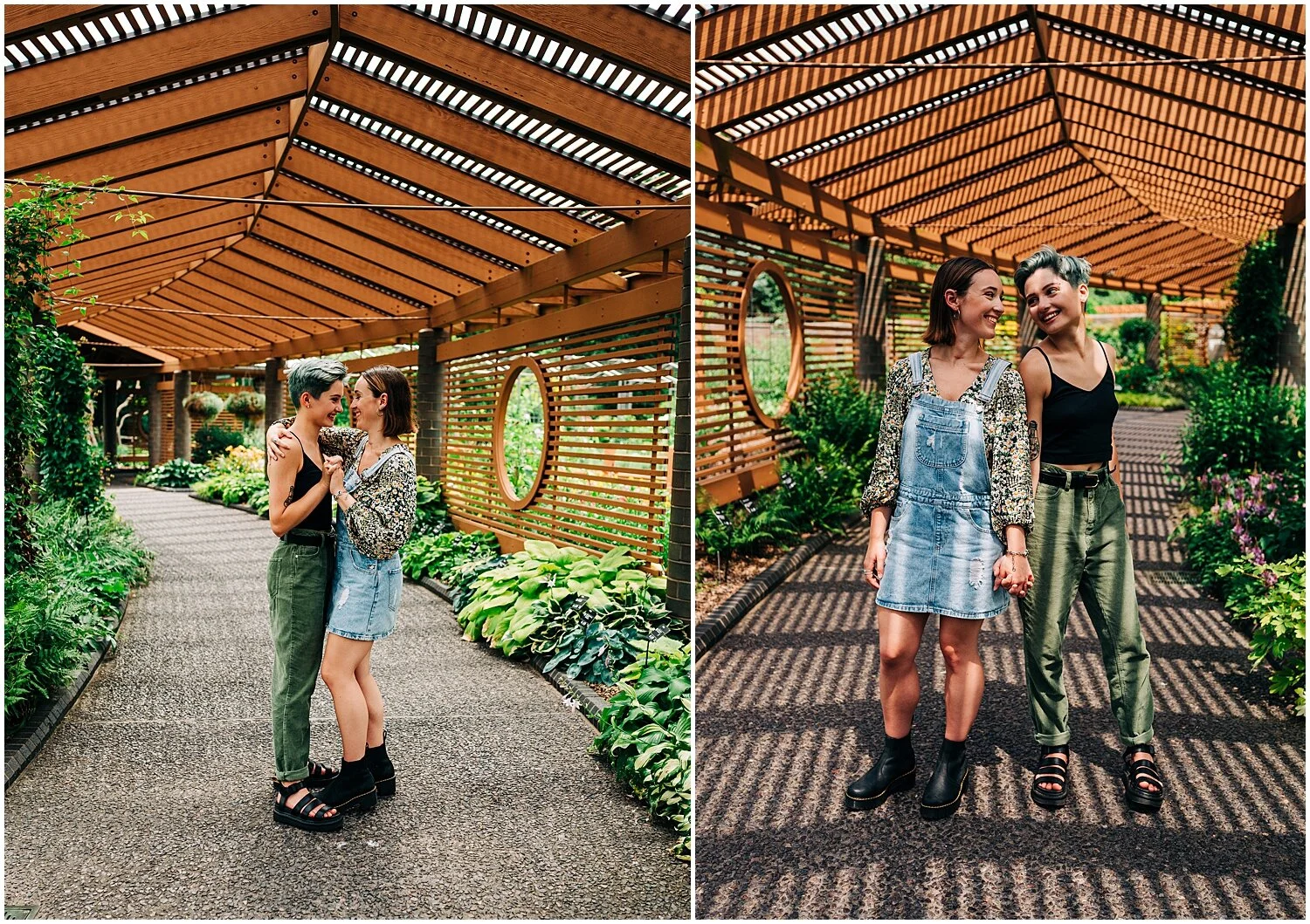 Missouri Botanical Garden Couples Photoshoot Izzy + Chloe — St. Louis