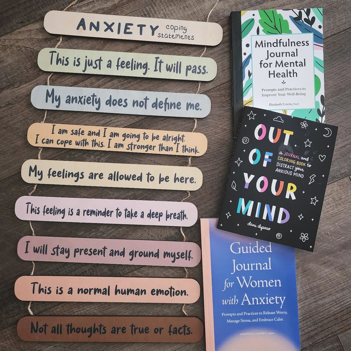 New goodies for my office! I love these guided journals and giving prompts to my clients because journaling has so many benefits!
1. Explores strengths, fears, symptoms, triggers &amp; coping strategies.
2. Improves self-esteem, cognitive processing,