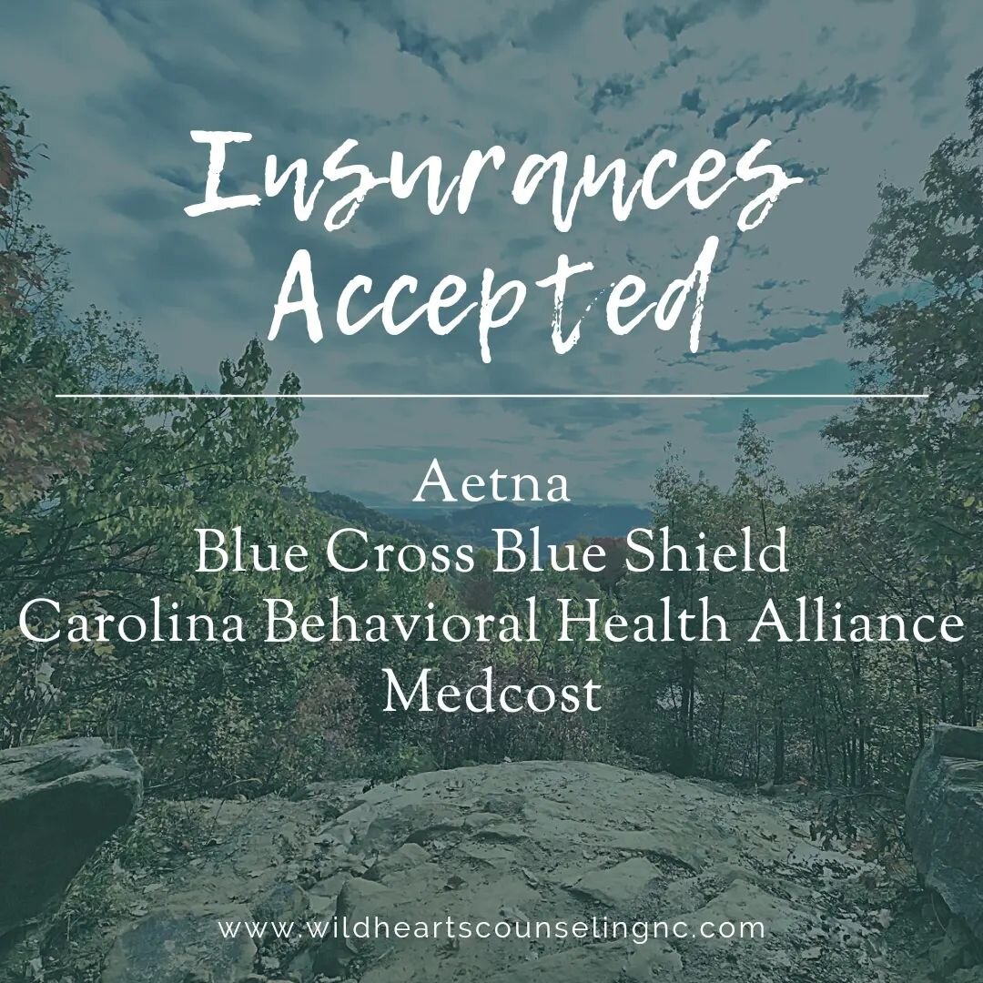 We currently accept Aetna, Blue Cross Blue Shield, Carolina Behavioral Health Alliance(expected in network status by the end of Feb), and Medcost insurances. For all other insurances, you can utilize the self-pay rate and submit a claim to your insur