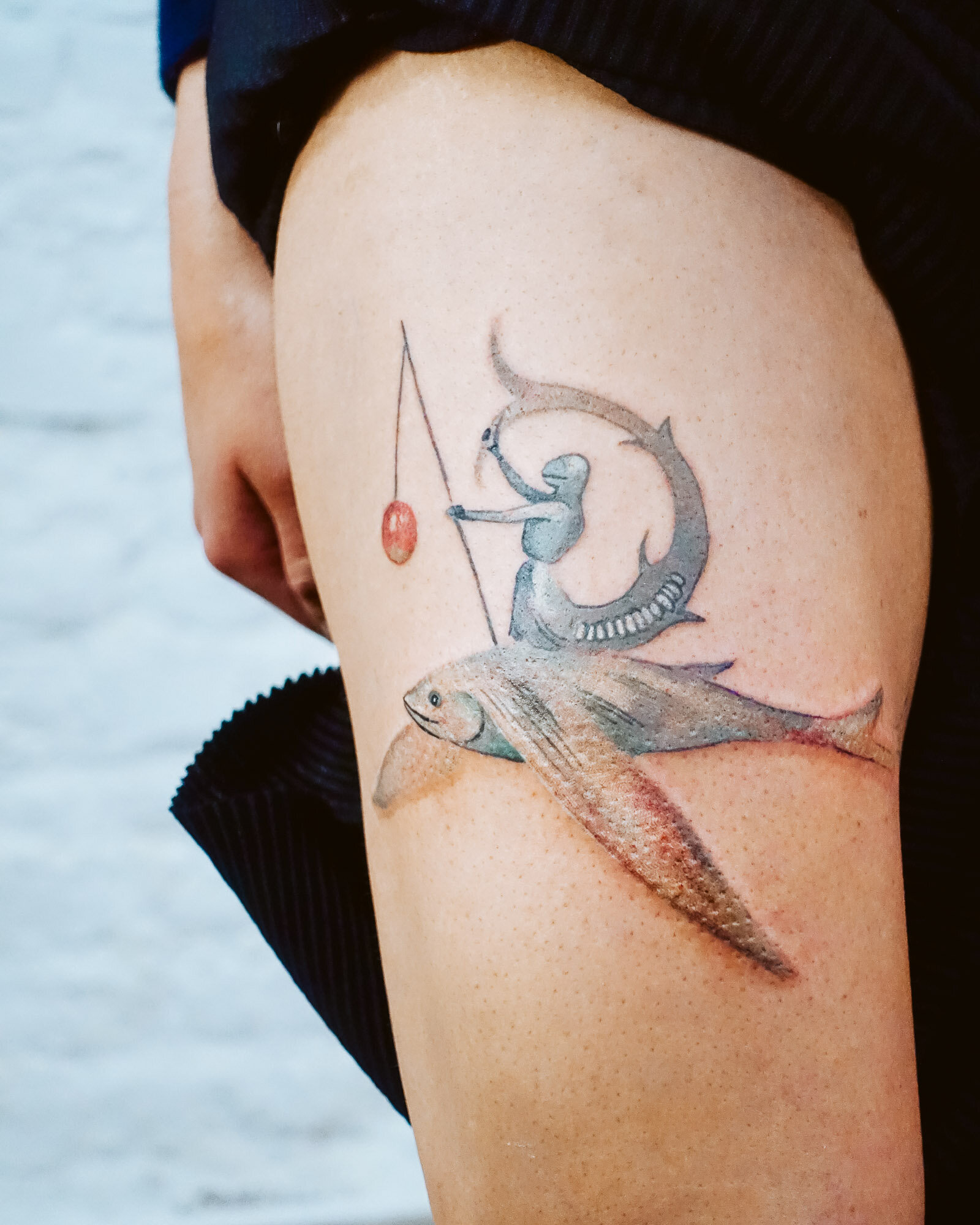Tattoo uploaded by Tattoodo • Hieronymus Bosch tattoo by Fabien Grezyn  #FabienGrezyn #arttattoos #color #painting #famouspainting #hieronymusbosch  #bosch #realism #realistic #illustrative #surreal #owl #fruit #dance  #tattoooftheday • Tattoodo