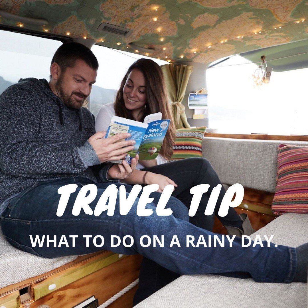 #TipTuesday #traveltip

Rain, rain, go away.. they say! ☔☔☔

Sometimes a rainy day is a great way to chill out, relax and unwind! 

Here&rsquo;s some great ideas for things to do on a rainy day in a Camper:

👉 Write about your trip so far - this cou