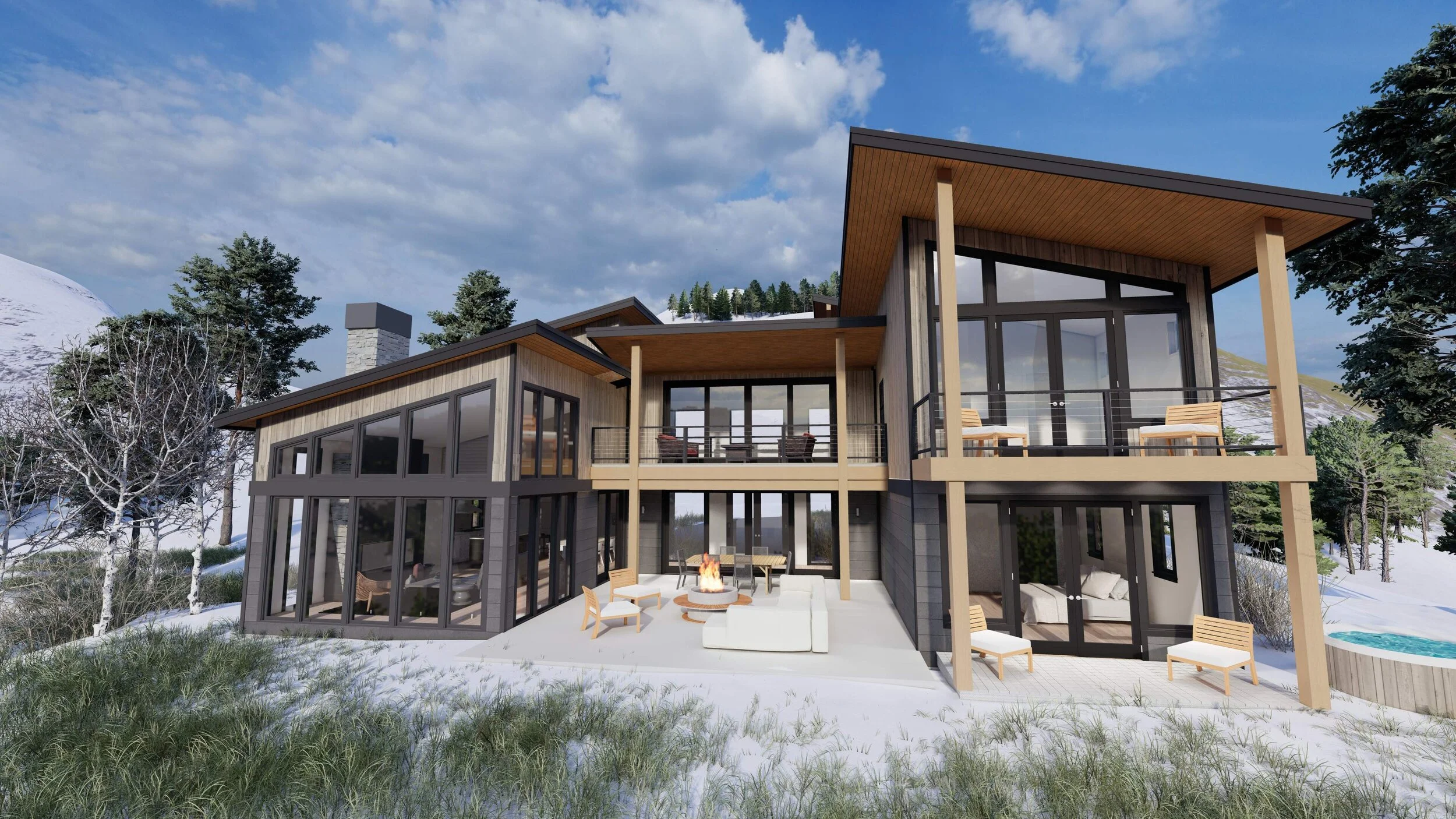 Mountain Modern Design on acreage!