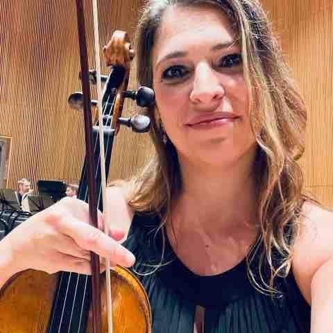 Gabrielle Miskovitz, Principal Second Violin for Mahler 5