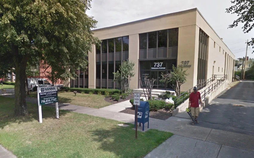 Larkin Express Logistics office building at 737 Delaware Avenue Buffao, NY.