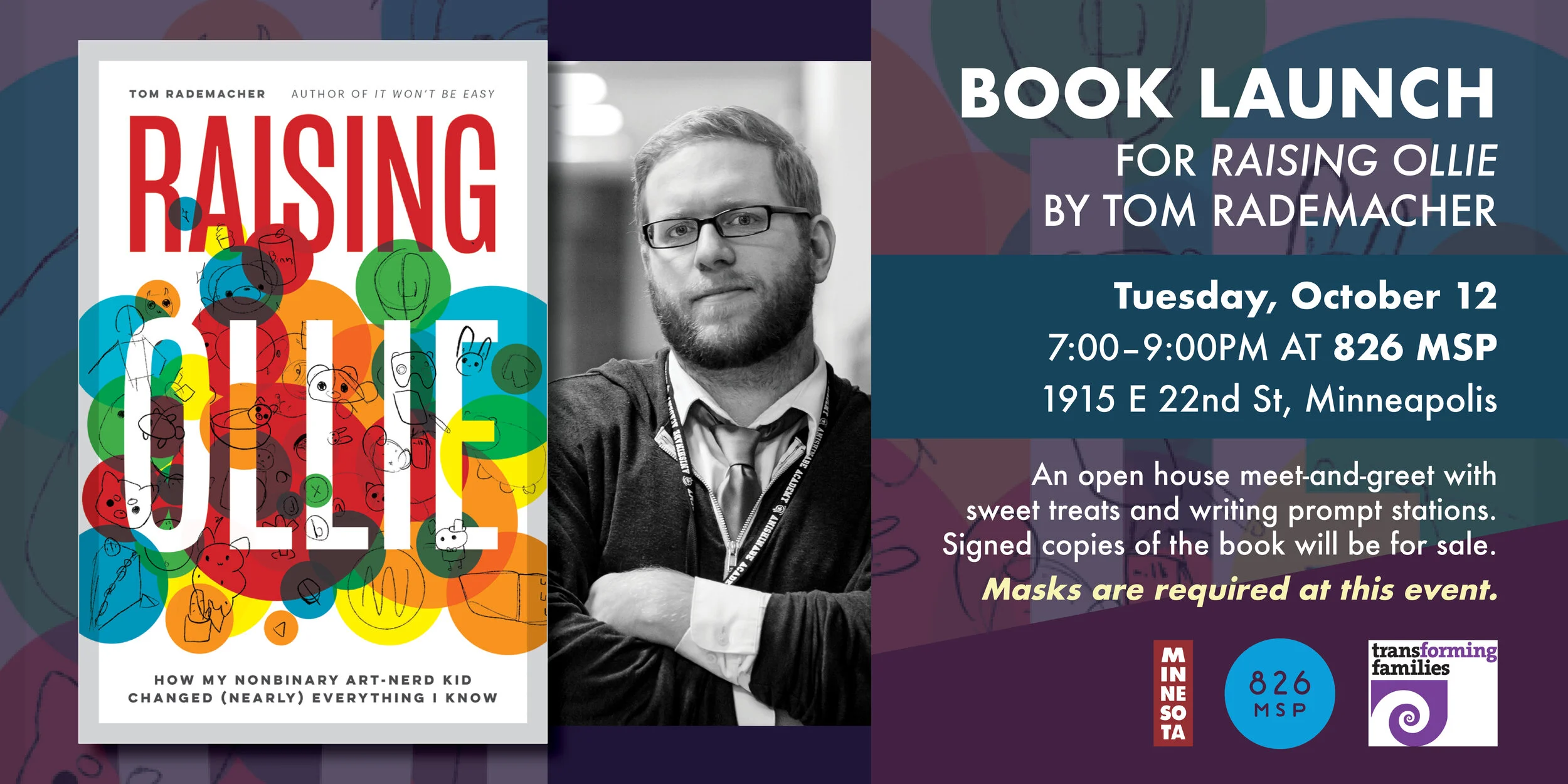 Join us to celebrate the release of Raising Ollie!