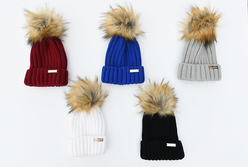Removable Pom Beanies
