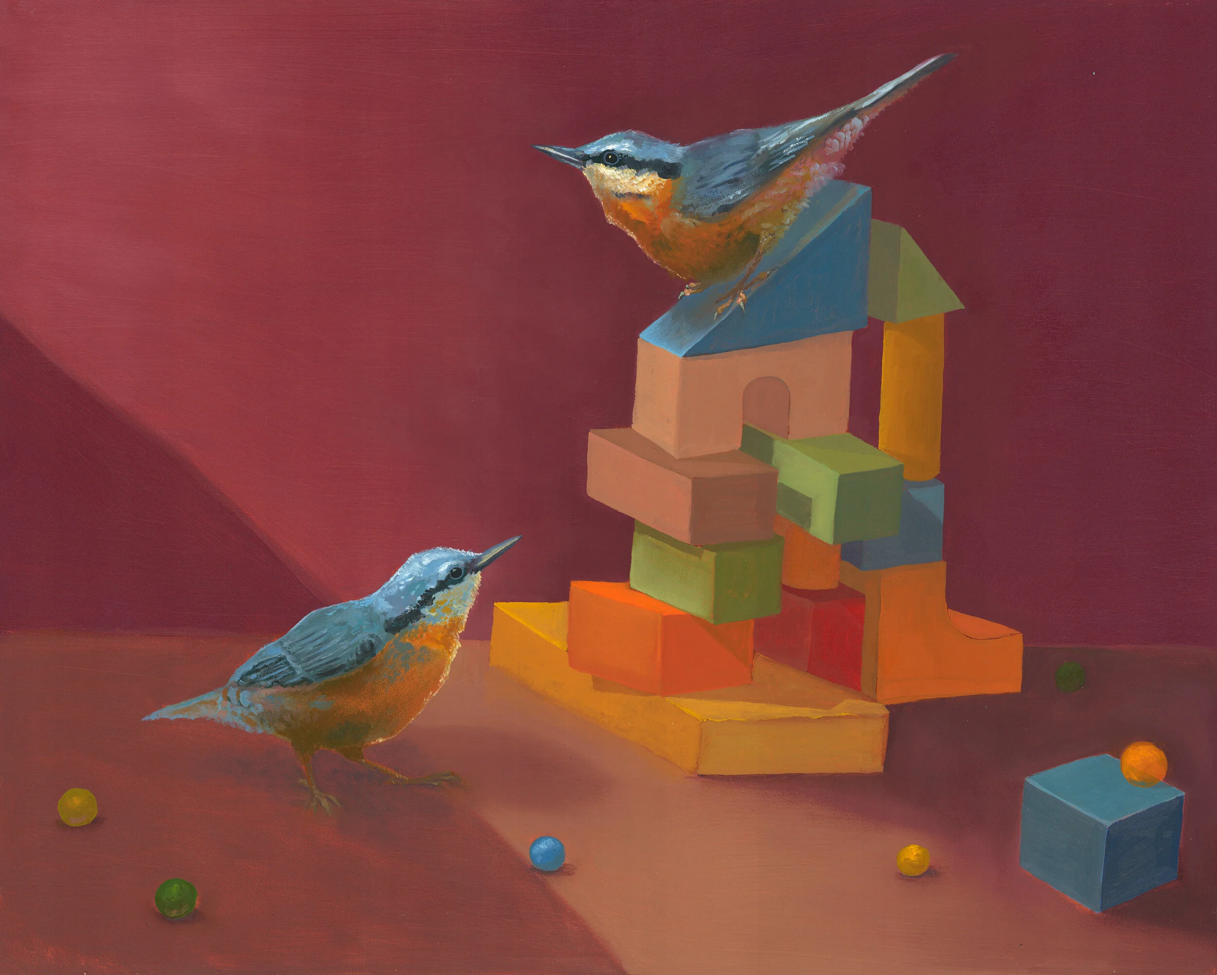 Birds and Blocks