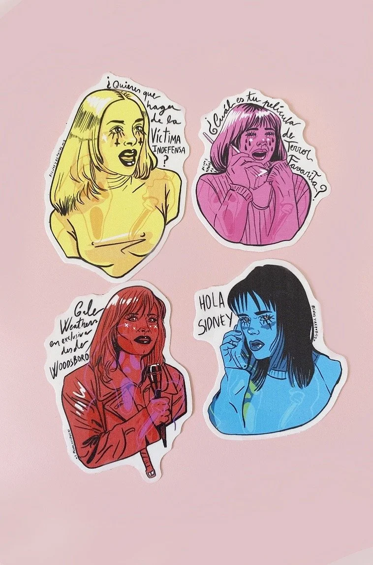 Pegatinas Scream