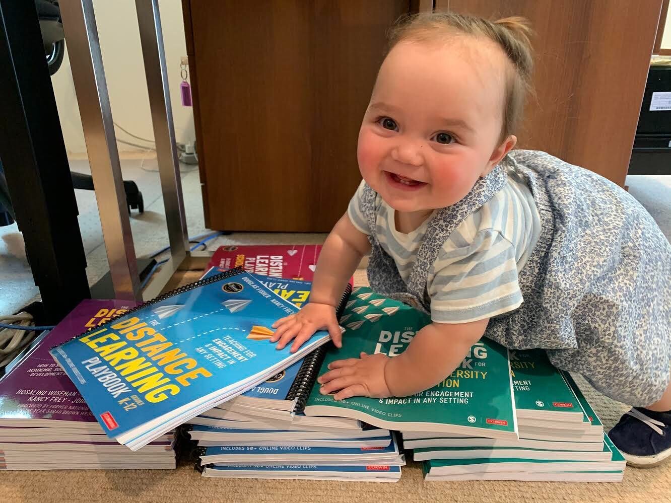 We are channeling this baby&rsquo;s enthusiasm as we head into the new week 📚 

The Distance Learning Playbook series is perfect for any educator looking to not only teach virtually in an effective manner, but also to teach in an impactful way. Visi