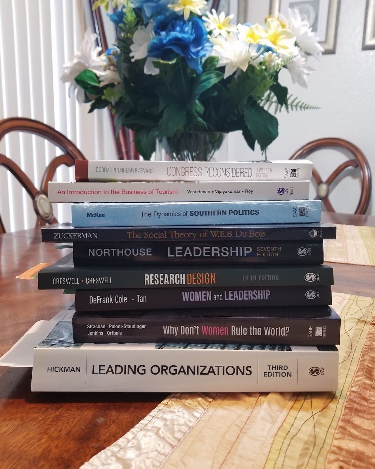 A stack of SAGE titles to inspire your week of reading and/or studying. What are you reading this week? 📚