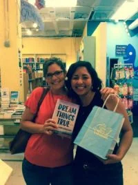 Marie and I in 2015 celebrating the release of her first book Dream Things True.