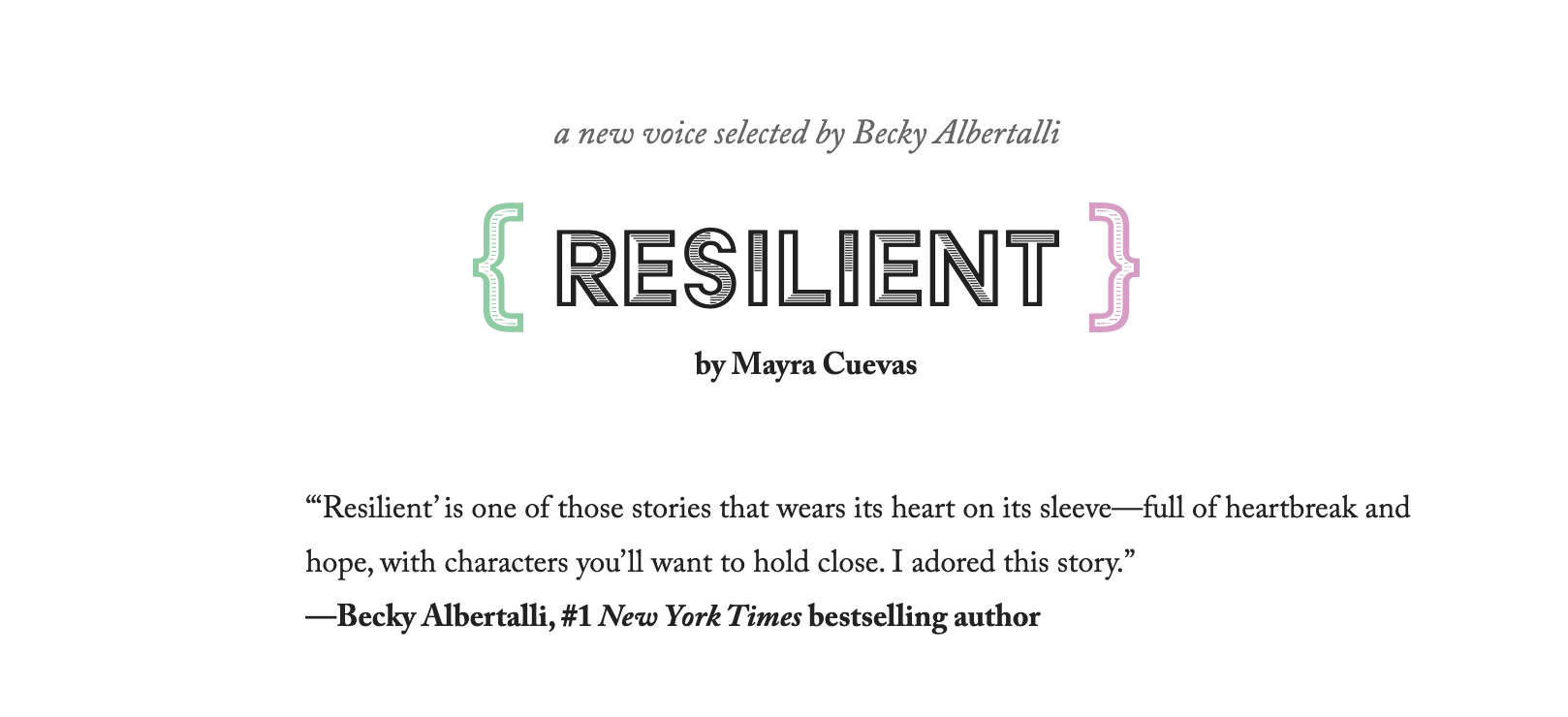 My short story RESILIENT is @ForeshadowYA 's NEW VOICE