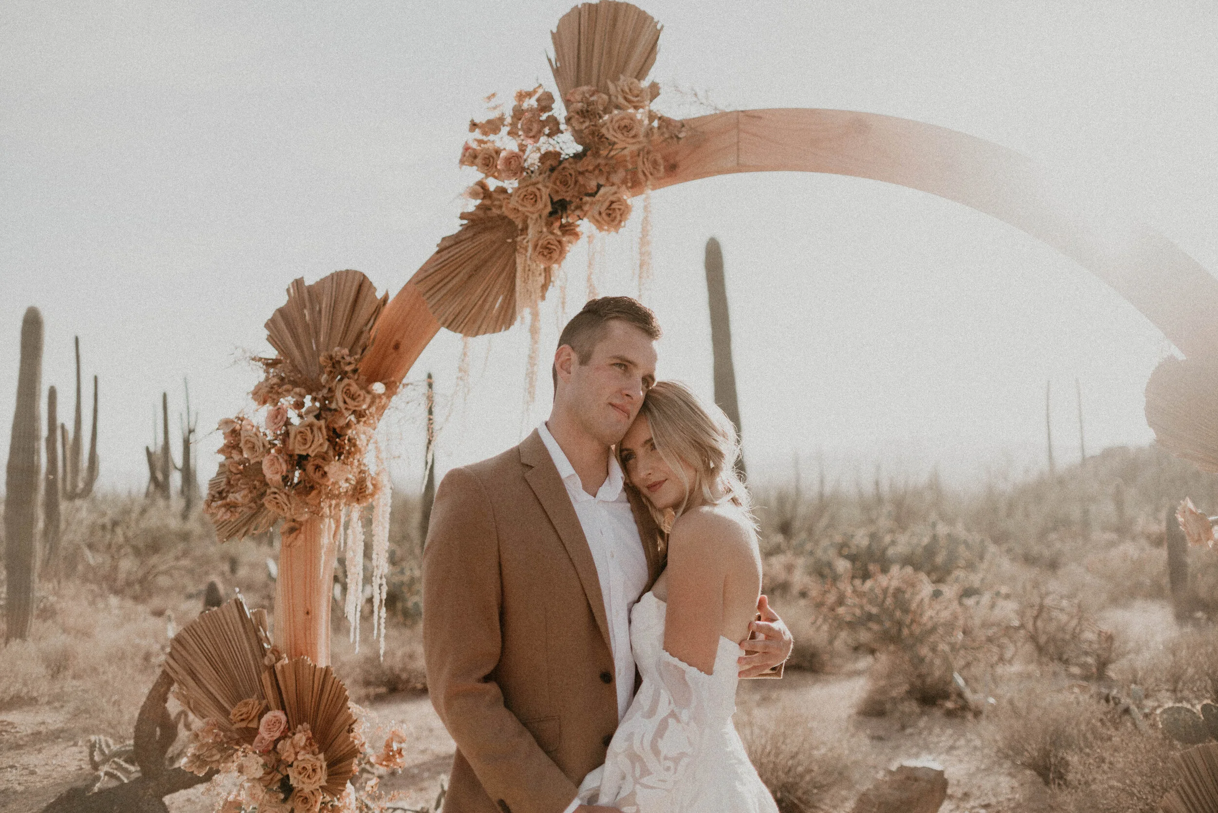 Boho Chic Desert Elopement Shoot in Tucson, Arizona 