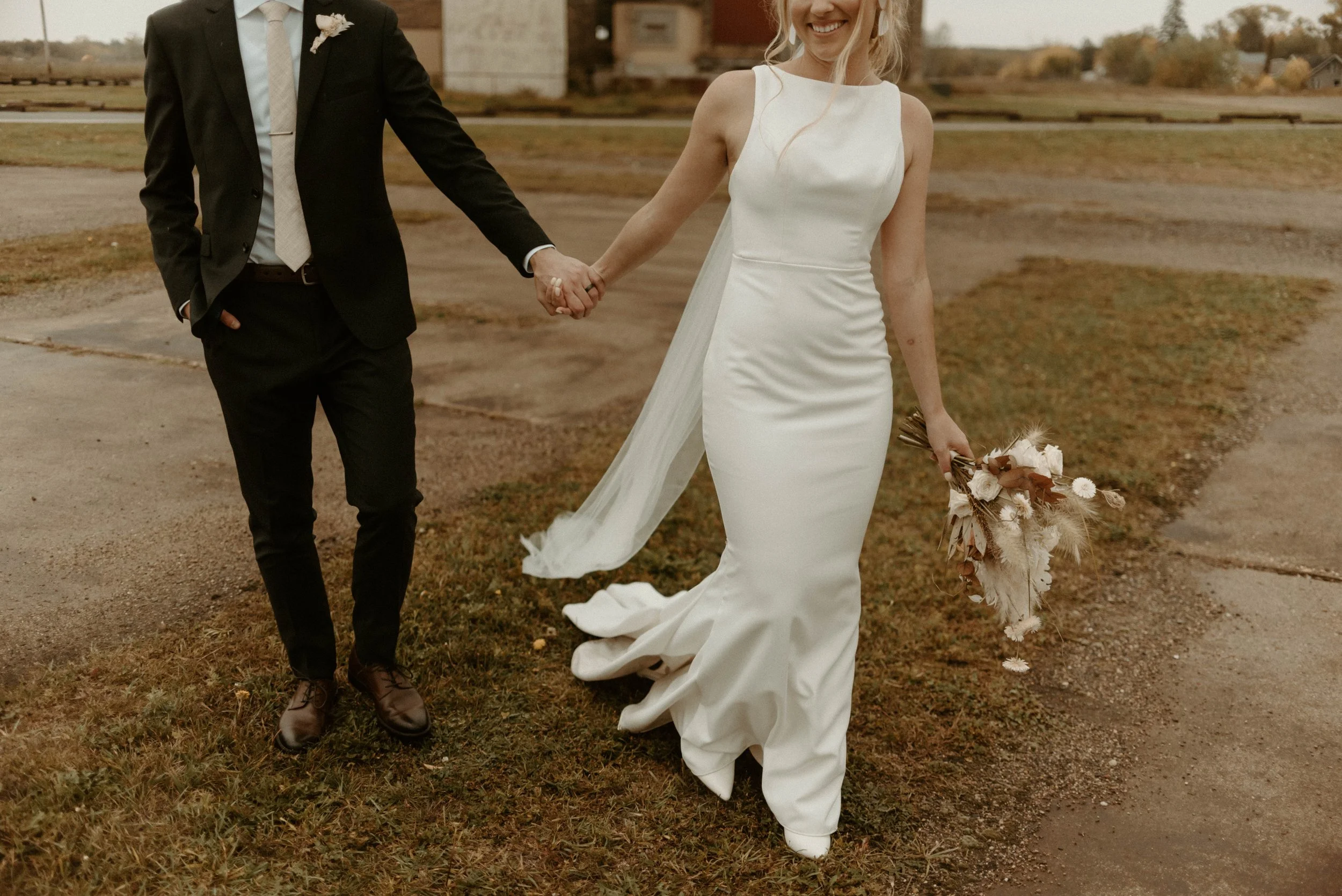 Boho Fall Wedding at Northern Pacific Center in Brainerd, Minnesota 