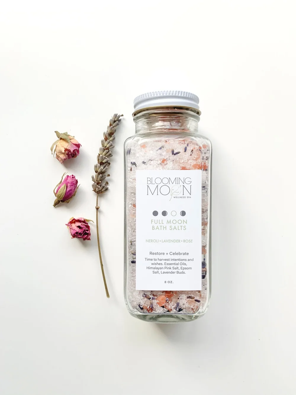 Blooming Moon Full Moon Bath Salts — Blooming Moon Wellness Spa, image size:1000x1333