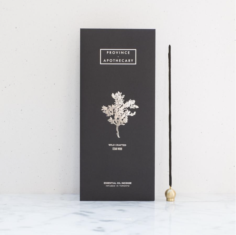Province Apothecary Cedarwood Essential Oil Incense