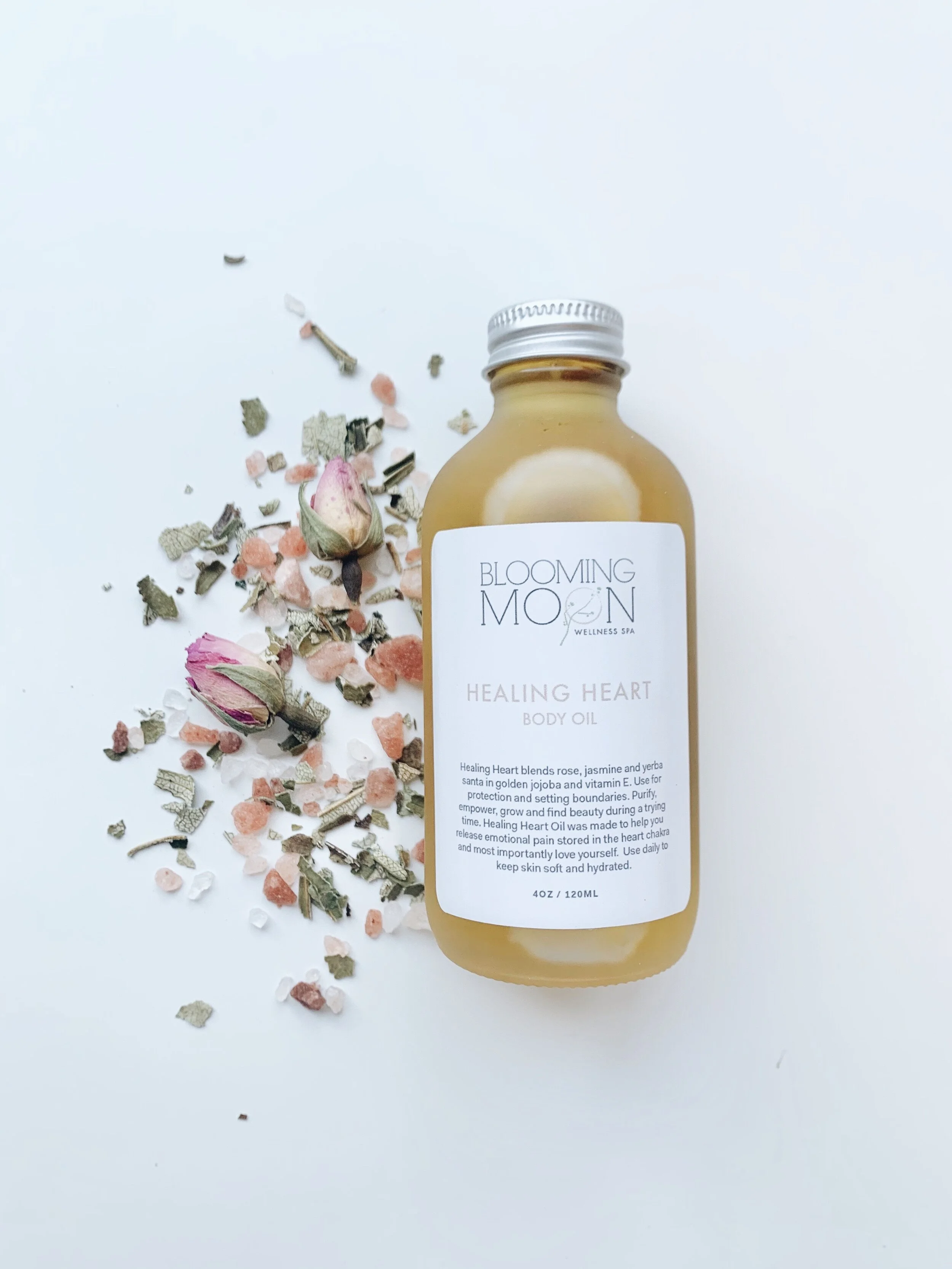 Blooming Moon Healing Heart Body Oil