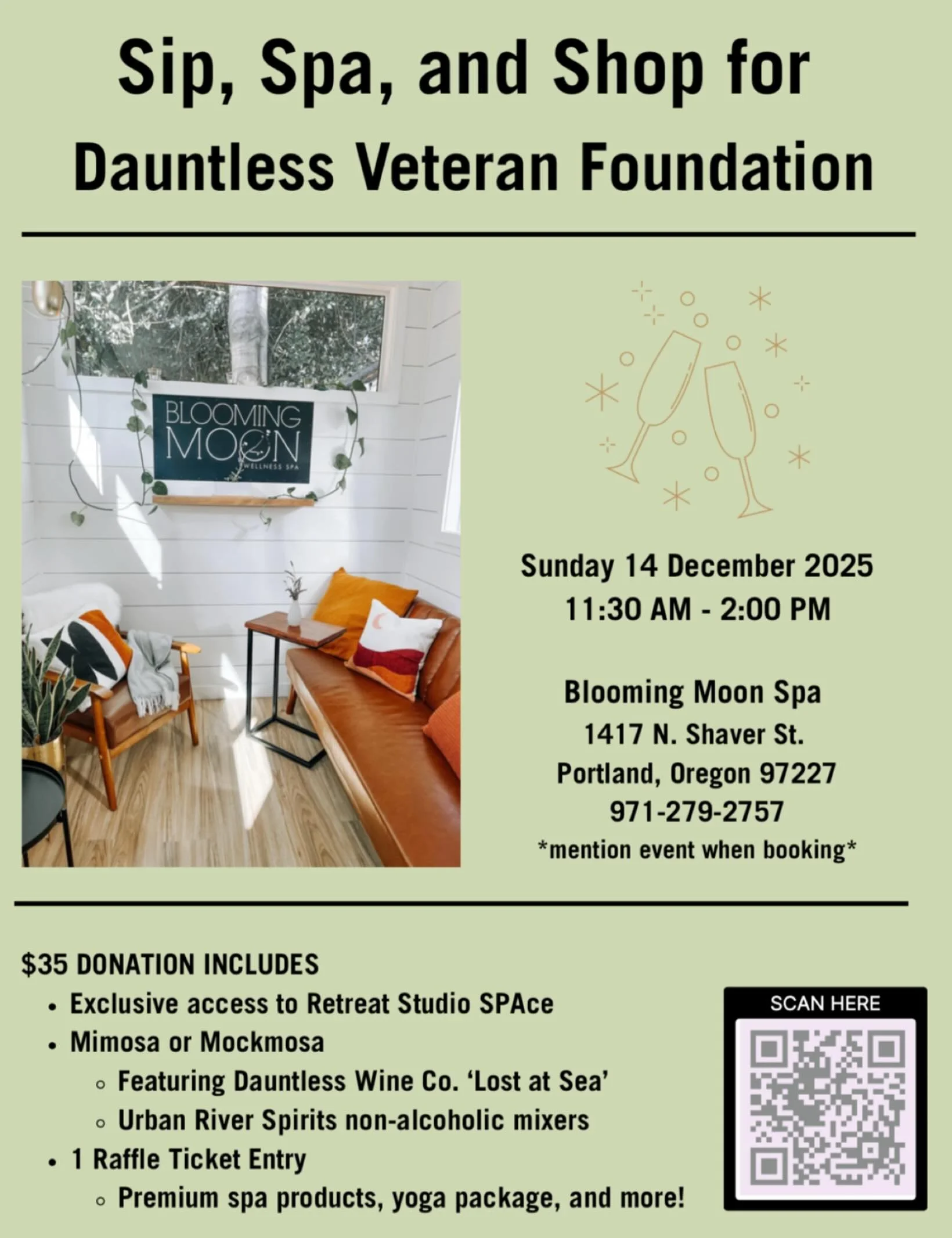 Happy Veterans Day from Blooming Moon! 

Show some support for veterans this holiday season! Join us for an event with Dauntless Wine Co., a Veteran-owned and operated winery whose mission is to serve the veteran community through agriculture, mentor