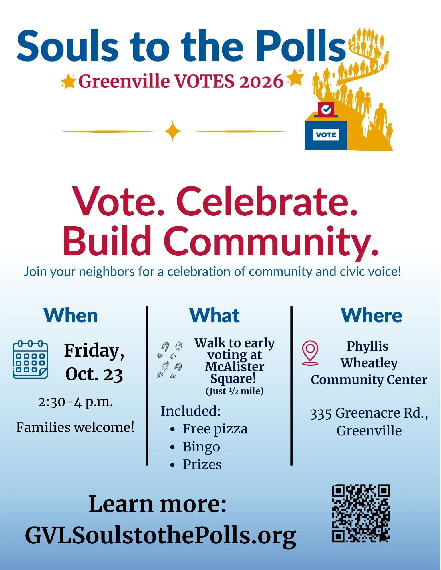 Party &amp; Walk to the Polls