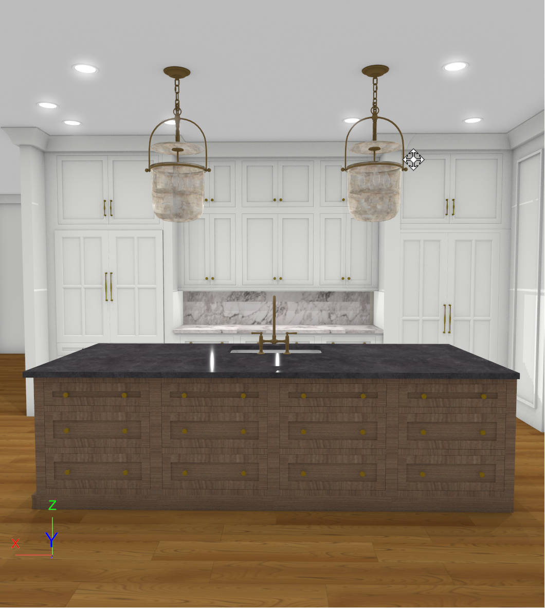 3D CAD of Awendaw Kitchen