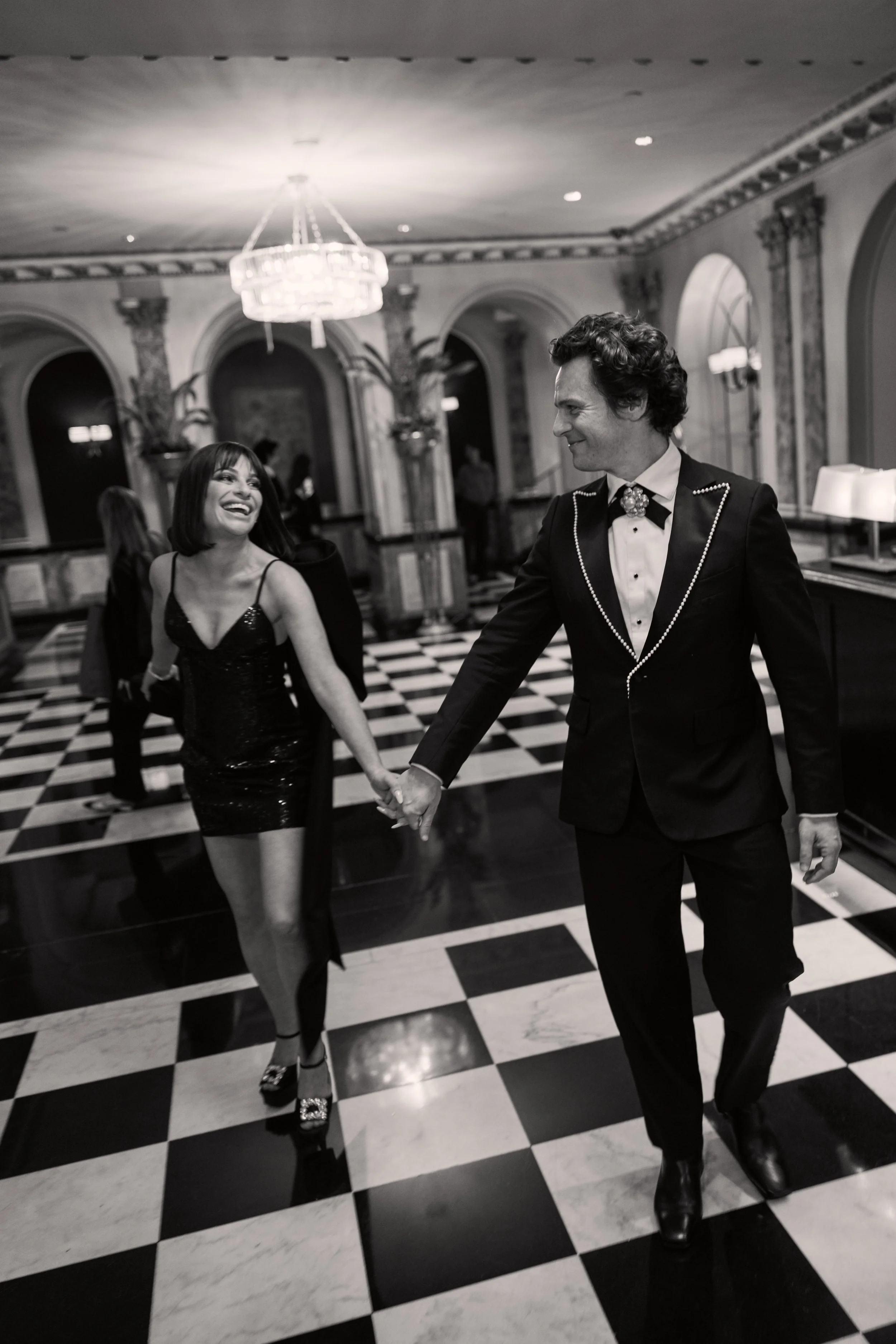 Lea Michele & Jonathan Groff