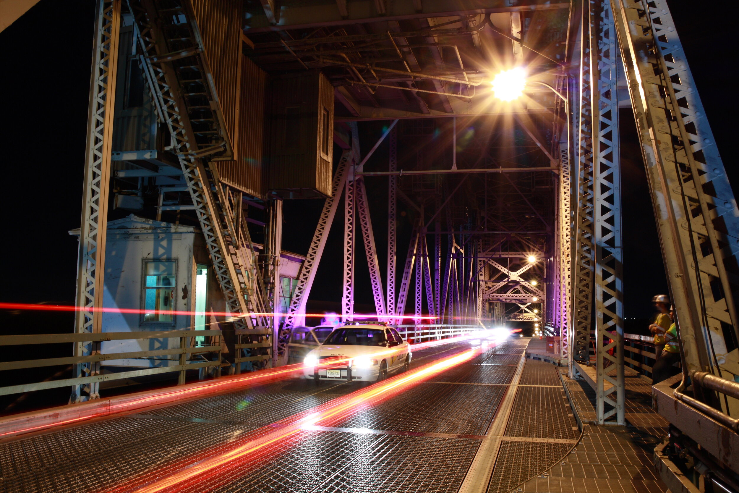 Night Test on Burlington Bristol bridge