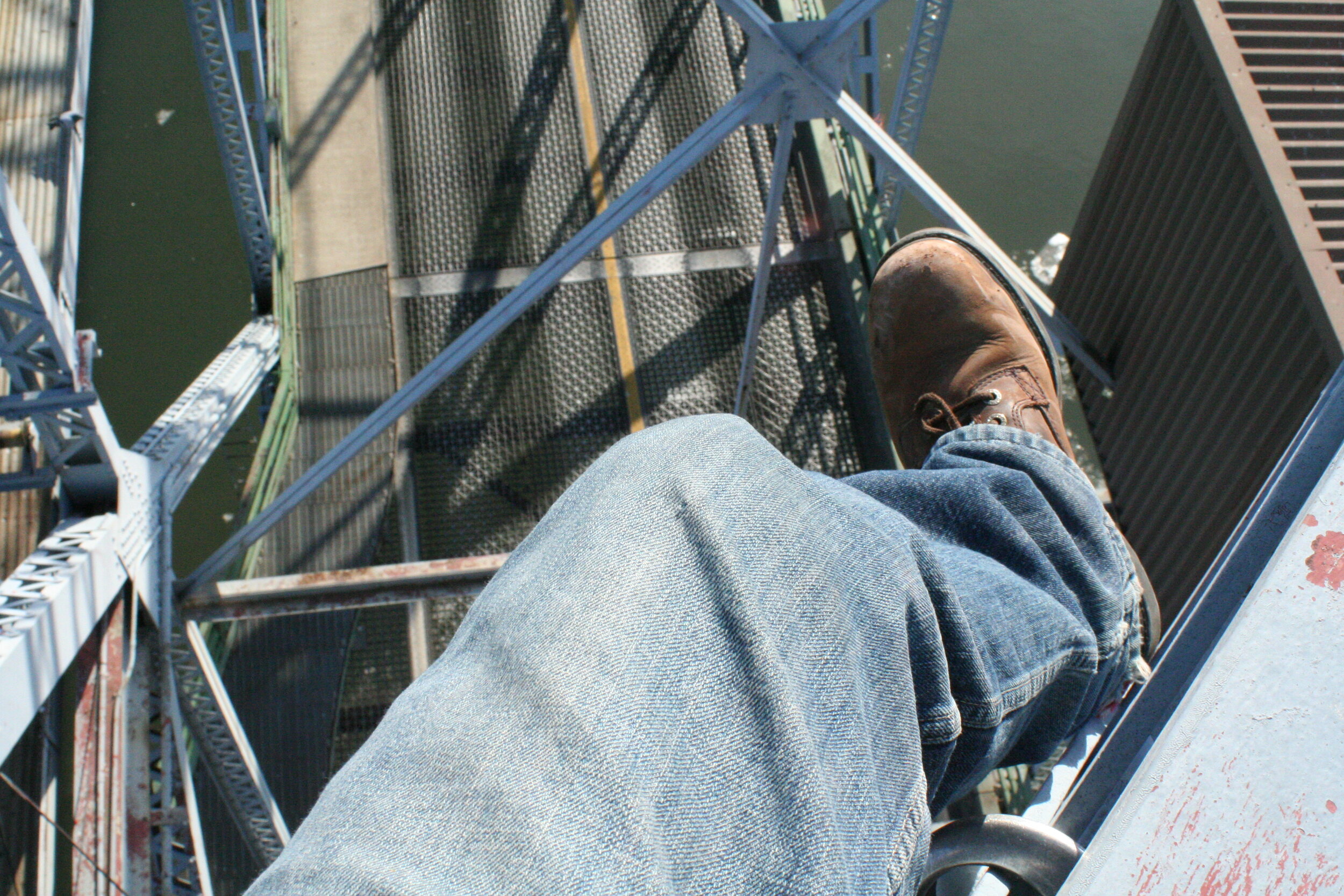 Sitting atop Burlington Bristol Bridge